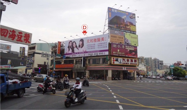 N-0270D鐵架廣告塔-台南市西和路1號-安平運河、市政府、市議會、新市交流道重要道路廣告版面