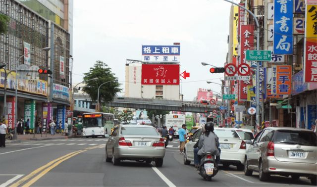 P-0231壁面廣告塔-高雄市建國二路268號-民族路方向廣告看板